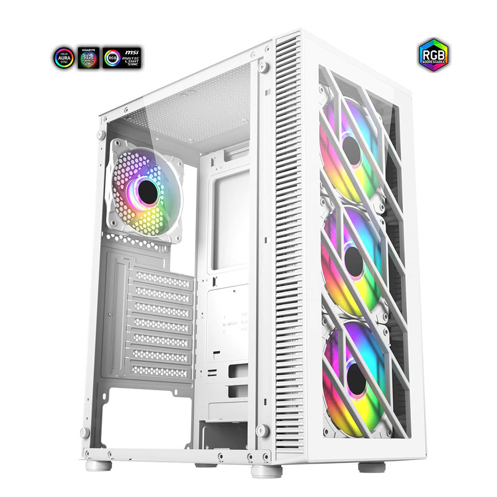 CMT192A ATX ARGB Case – Stylish, Customizable RGB Lighting with Advanced Cooling