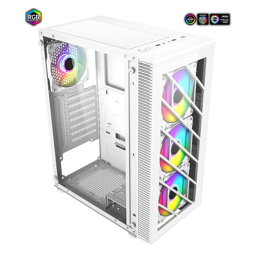 CMT192A ATX ARGB Case – Stylish, Customizable RGB Lighting with Advanced Cooling