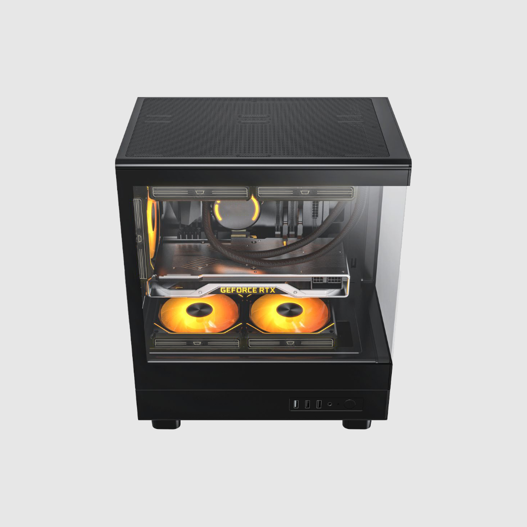 FIRST WAVE Nova Workstation Desktop PC - 13th Gen Intel Core i7, 24GB DDR5 RAM - 1TB Nvme SSD+1TB HDD, 8GB Graphics, Windows 11Pro (Upgrade) 1+1 Year Warranty | AI & 3DS Max & AutoCAD