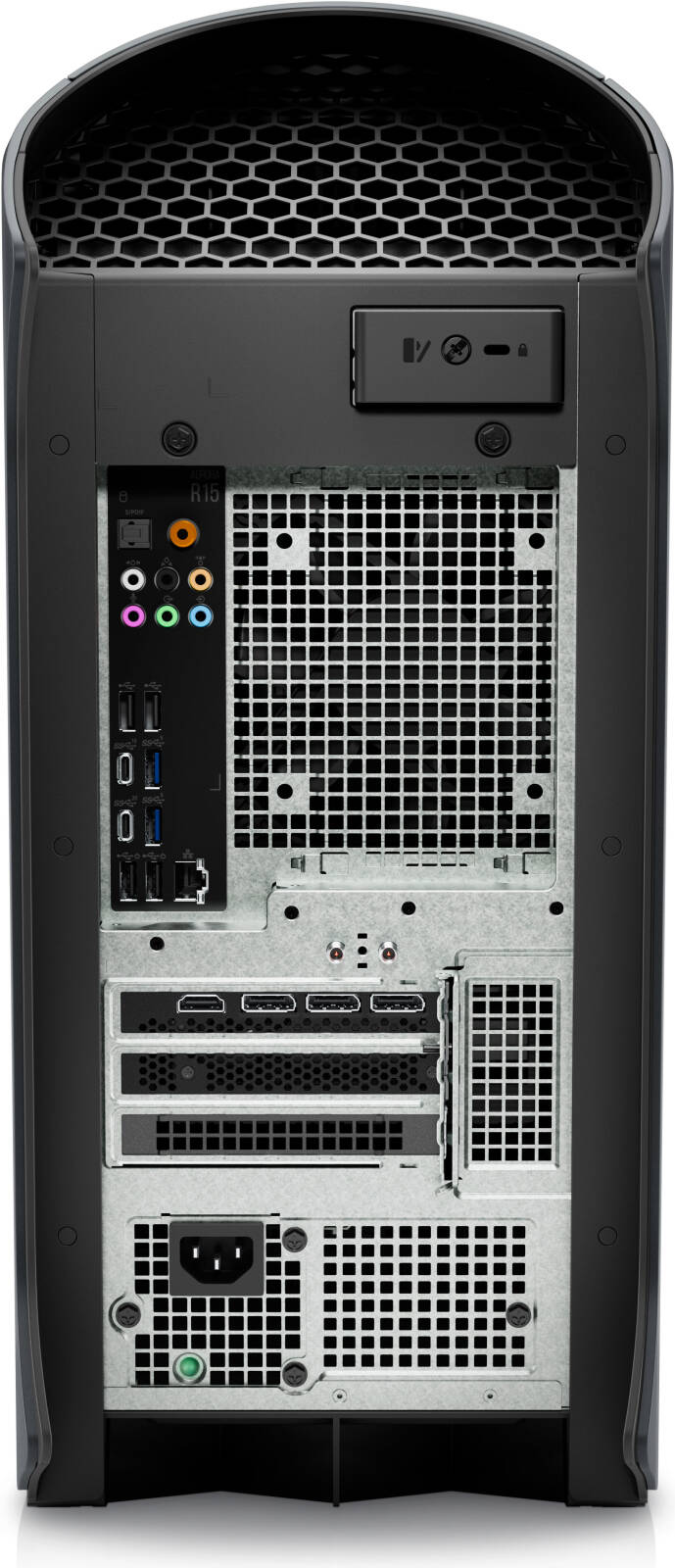 Dell Alienware Aurora R15 Gaming Desktop, AMD Ryzen 9 7900X, 64GB RAM, 2TB SSD, NVIDIA GeForce RTX 4090 24GB Graphics, KB216 ENG Keyboard & MS116 Mouse, Win11Home, Black | ALNWR-AUR-R15-AMD