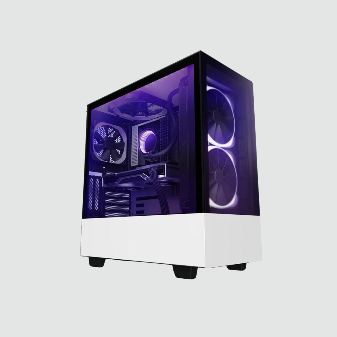 FIRST WAVE Xtreme Workstation PC - Intel Core i9-14900K, 64GB DDR5 RAM, 1TB NVMe SSD + 1TB HDD, ASUS RTX4060 8GB Graphics - Win11 Pro, 1+1 Year Warranty For 3D Modelling, Deep Learning (White)