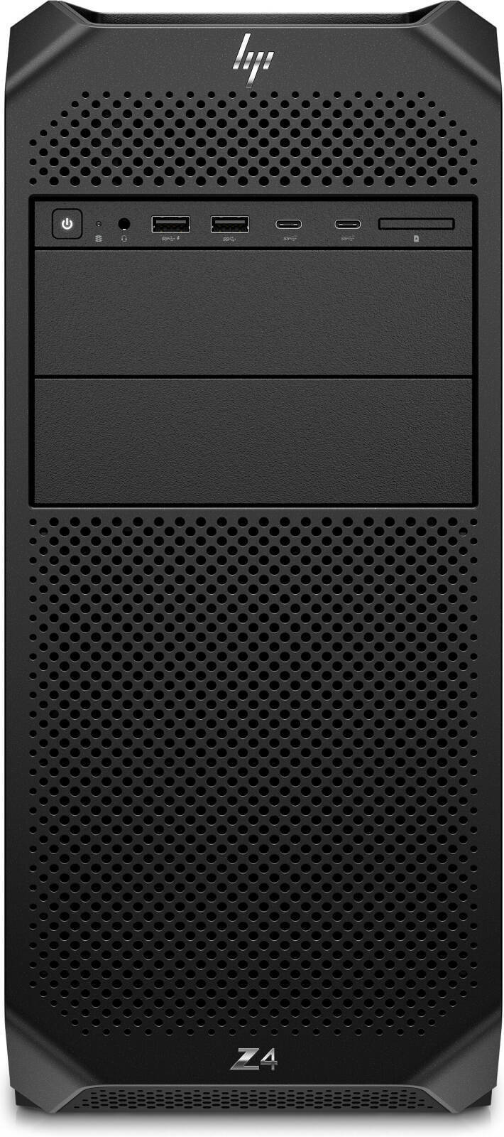 HP Z4 G5 Workstation Desktop Computer, Intel Xeon W3-2423 2.1GHz Processor, 16GB RAM, 1TB SSD, NVIDIA RTX A4000 16GB Graphics, HP USB 320K K/B + 320M Mouse, 775W PSU, Win11 Pro, Black | Z4-G5