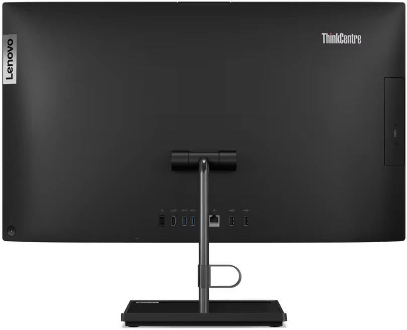 Lenovo ThinkCentre neo 30a 27 AIO PC, 27" FHD IPS Display, Intel Core i7-1260P, 16GB RAM, 512GB SSD, Intel Iris Xe Graphics, English (UK) USB Calliope K/B & Mouse, FreeDOS, Black | 12CB001YGP