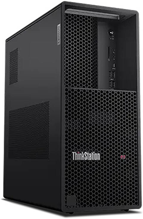 Lenovo ThinkStation P3 Tower Workstation Desktop PC, Intel Core i9-14900K, 16GB RAM, 512GB SSD, Intel UHD Graphics 770, USB ENG-ARAB Traditional K/B & Calliope Mouse, Win11Pro, Black | 30GS00BQAX