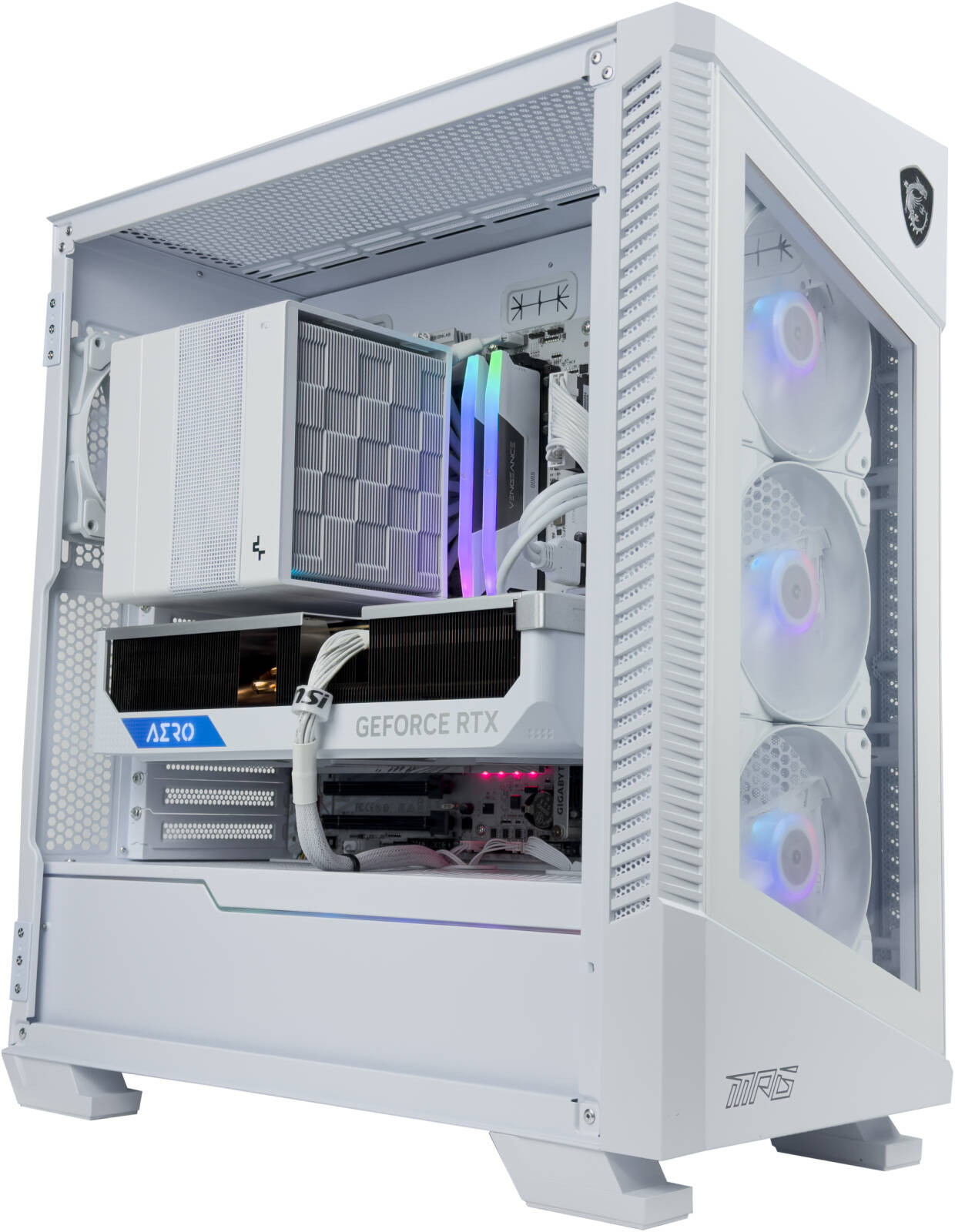 MSI Essential Gaming PC - Intel Core Ultra 7 265K 20 Cores 20 Threads, NVIDIA RTX 4080 16GB, 32GB DDR5 RAM 6000MHz, 1TB SSD Gen 4, 850W PSU, Tower Cooler, Wi-Fi + BT