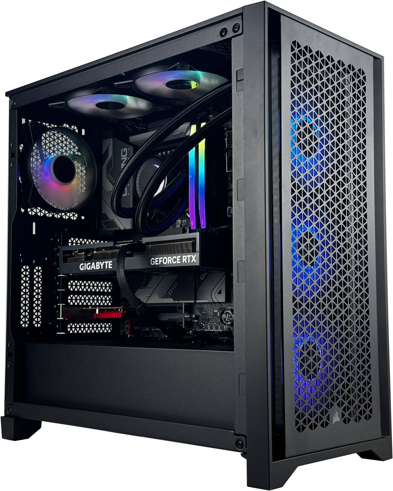 Corsair X Gaming PC - Intel Core i9-14900K 24 Cores 32 Threads, NVIDIA RTX 4070 Ti 12GB, 32GB DDR5 RAM 6400MHz, 2TB SSD Gen 4, 850W Platinum PSU, 360mm Liquid Cooler