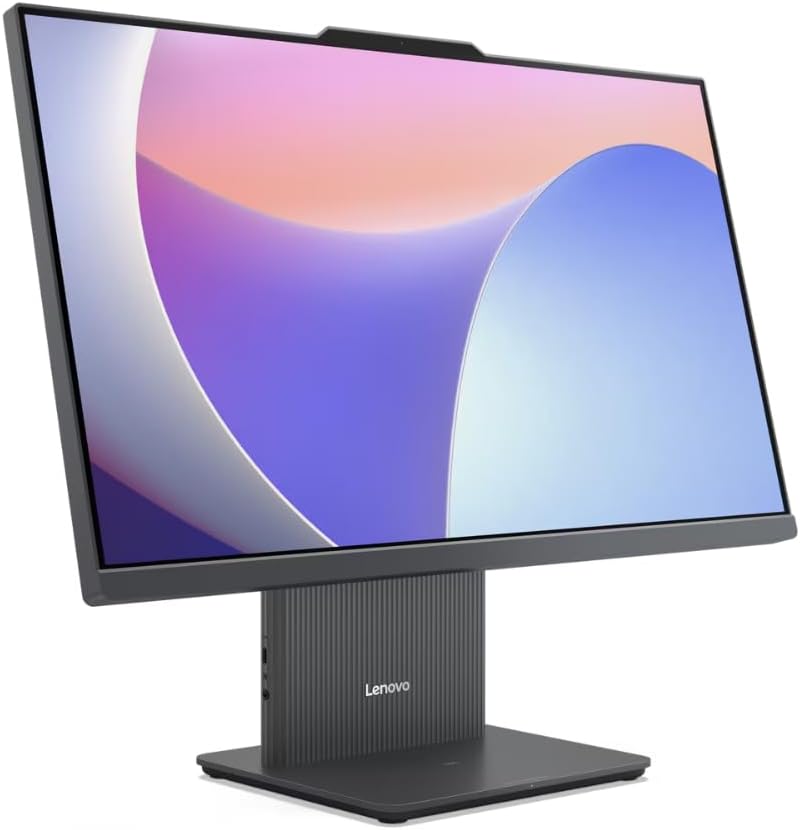 Lenovo IdeaCentre AIO 24IRH9 Desktop Computer, 23.8" FHD IPS 100Hz Touch Display, Intel Core i5-13420H, 8GB RAM, 512GB SSD, Intel UHD Graphics, ENG-ARAB K/B & Mouse, FreeDOS, Luna Grey | F0HN000RAX