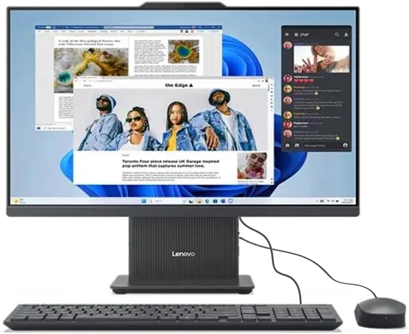 Lenovo IdeaCentre AIO 24IRH9 Desktop Computer, 23.8" FHD IPS 100Hz Touch Display, Intel Core i5-13420H, 8GB RAM, 512GB SSD, Intel UHD Graphics, ENG-ARAB K/B & Mouse, FreeDOS, Luna Grey | F0HN000RAX