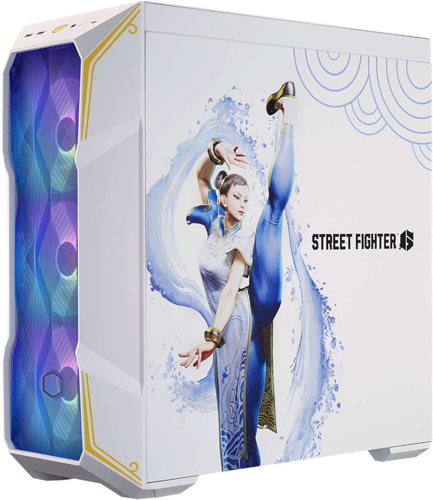 Street Fighter Editions Gaming PC - AMD Ryzen 7 7700X 8 Cores 16 Threads, NVIDIA RTX 4070 12GB, 32GB DDR5 RAM 6000MHz, 2TB SSD Gen 4, 850W 80 PLUS Gold PSU, Wi-Fi + BT