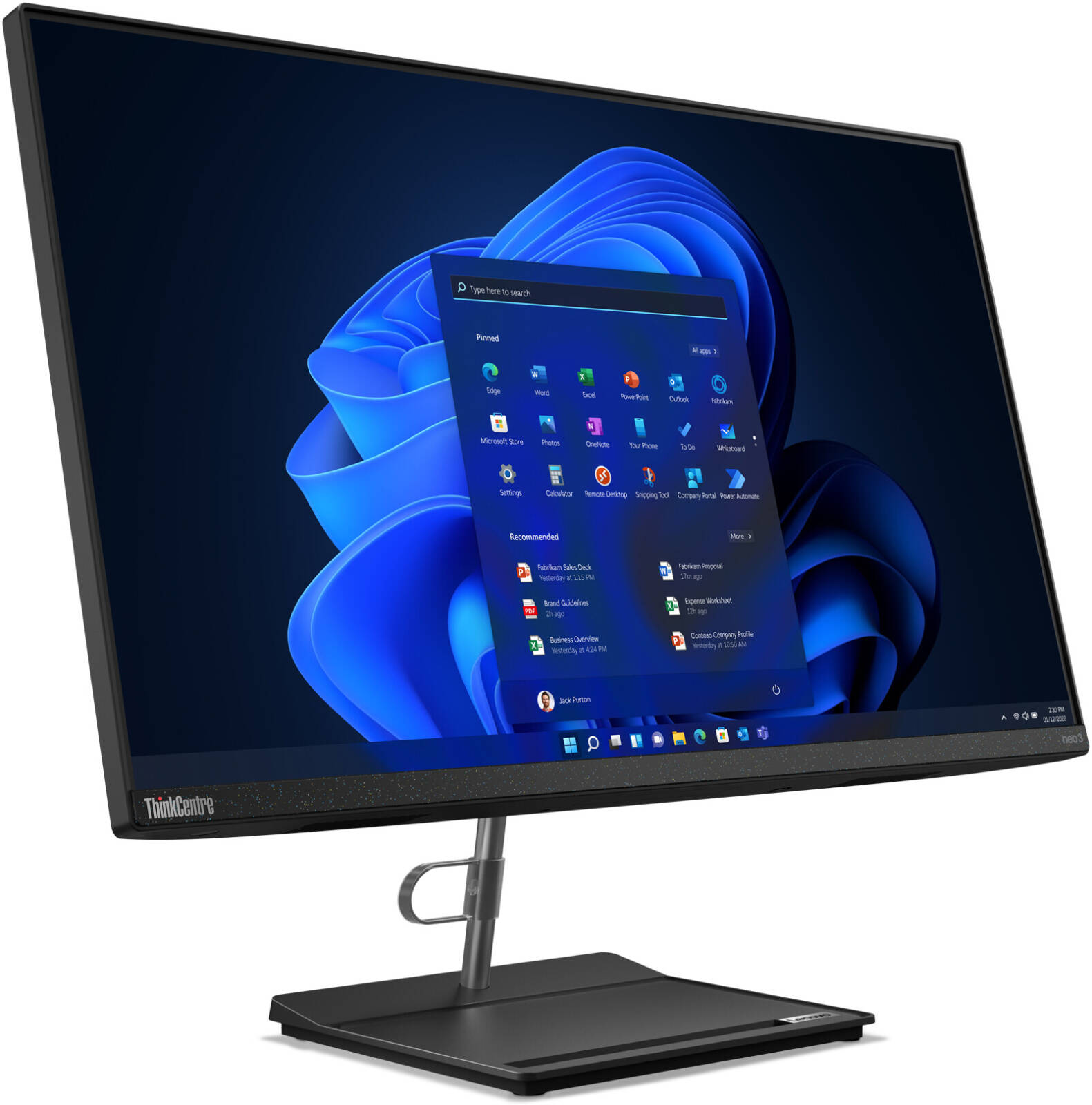 Lenovo ThinkCentre neo 30a 27 Gen 4 AIO PC, 27" FHD IPS Display, Intel Core i7-13620H, 8GB RAM, 512GB SSD, Intel UHD Graphics, USB Keyboard English & Mouse, FreeDOS, Raven Black | 12JU001JGP