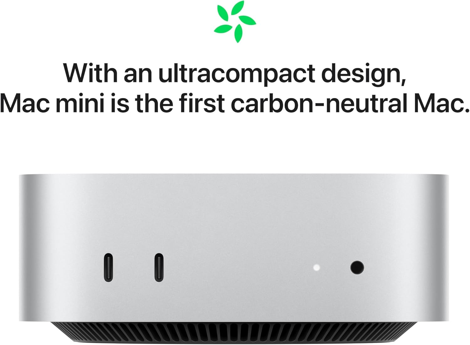 Apple Mac Mini Desktop Computer, Apple M4 Chip with 10-core CPU, 10-core GPU, 16-core Neural Engine, 16GB RAM, 1TB SSD, 3x Thunderbolt 4 Ports, HDMI Port, 2x USB-C Ports, Silver | Z1CF000WM