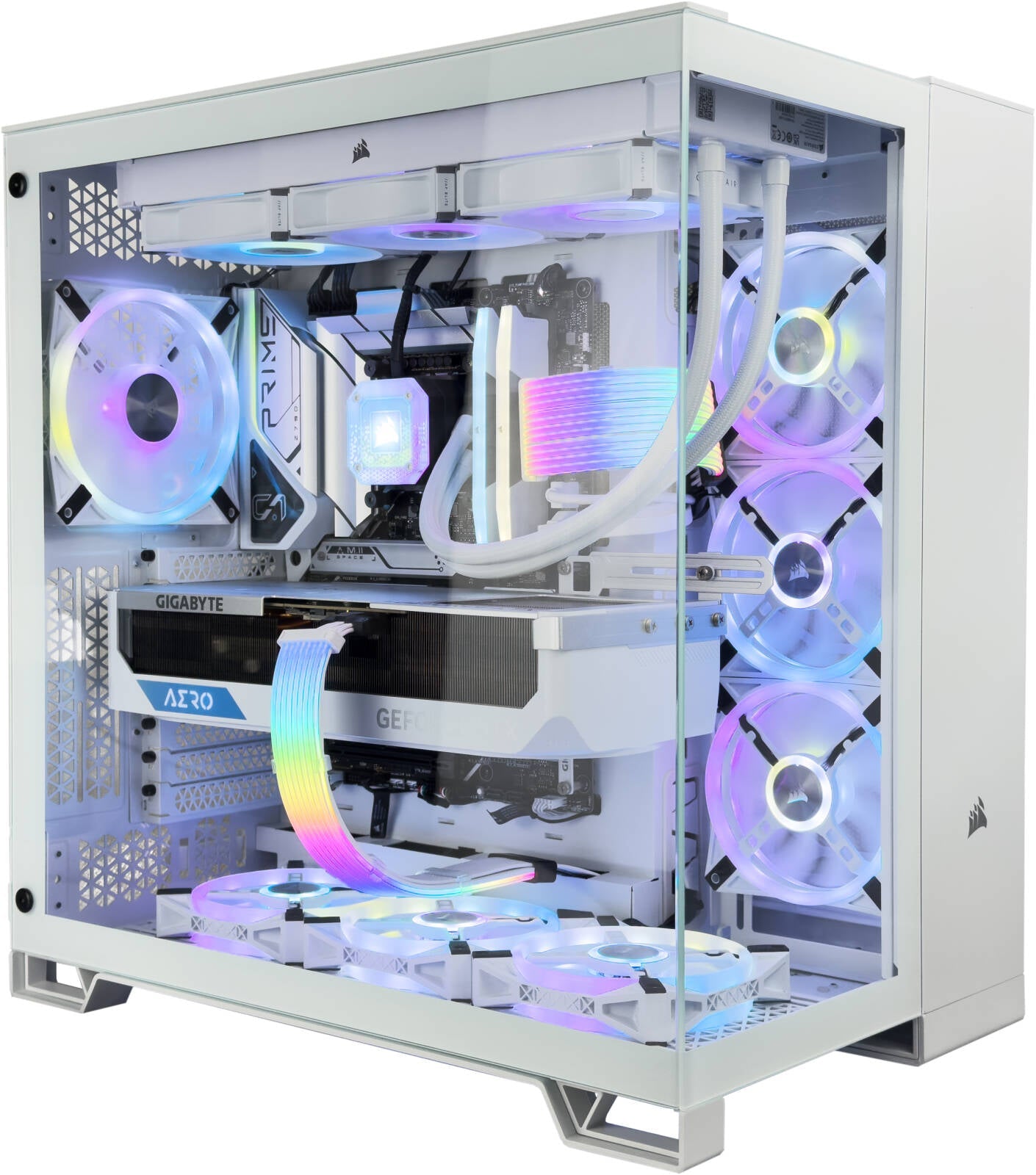 Oceanic Gaming PC - Intel Core i9-14900KF 24 Cores 32 Threads, NVIDIA RTX 4090 OC 24GB, 32GB DDR5 RAM 5600MHz, 2TB SSD Gen 4, 1000W 80 Plus Gold PSU, 360mm Liquid Cooler, Wi-Fi + BT