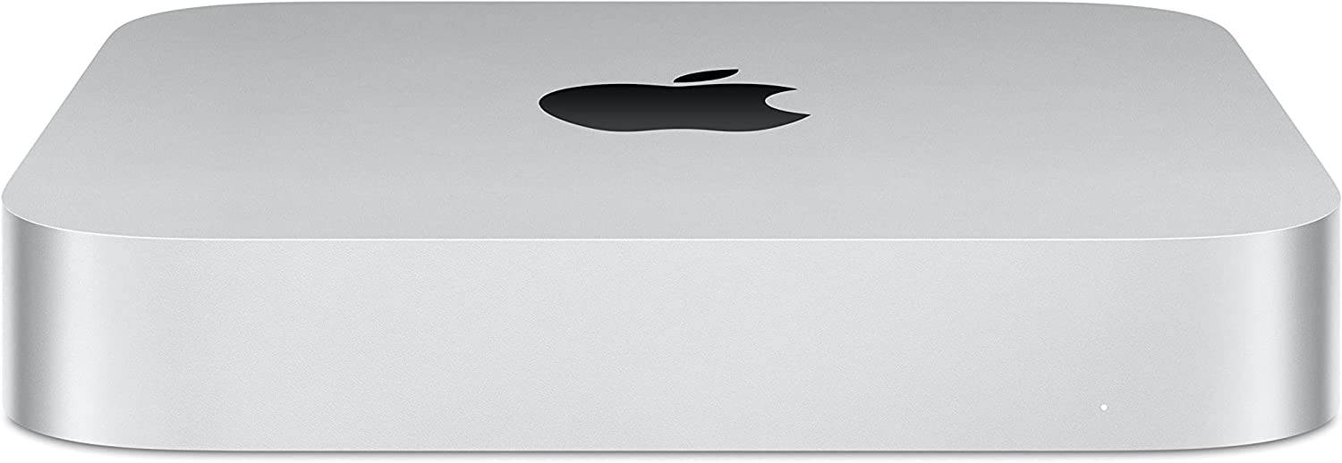 Apple Mac Mini (2023) M2 Chip with 8?Core CPU Desktop, 8 GB Unified RAM, 256 GB SSD, 10?Core GPU, 2xThunderbolt 4 Ports, 2x USB-A, HDMI, Silver | MMFJ3ZP/A / MMFJ3LL/A