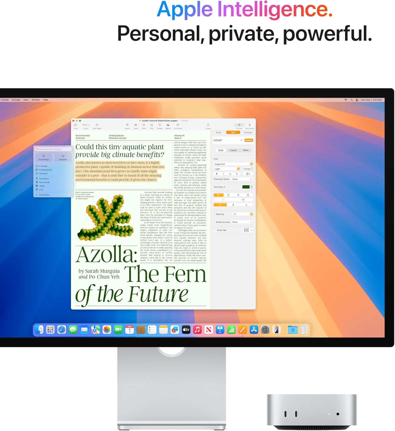Apple Mac Mini Desktop Computer, Apple M4 Chip with 10-core CPU, 10-core GPU, 16-core Neural Engine, 16GB RAM, 256GB SSD, 3x Thunderbolt 4 Ports, HDMI Port, 2x USB-C Ports, Silver | MU9D3