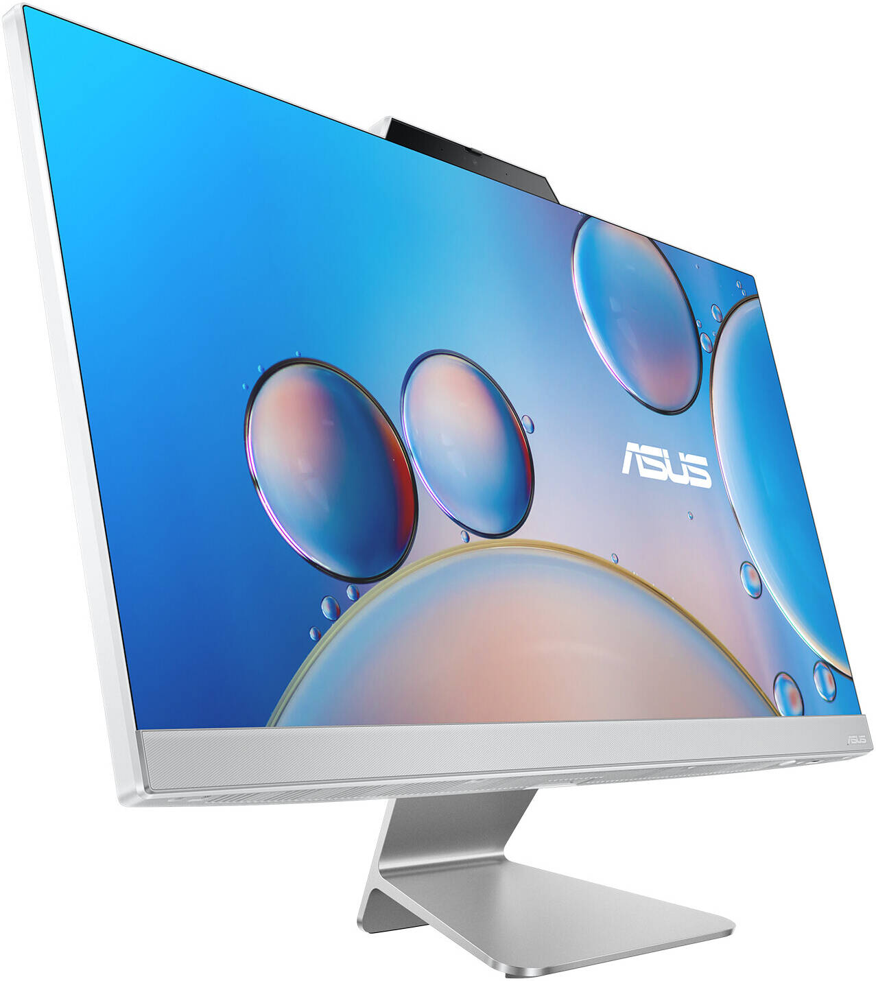 ASUS A3402WVAK All-In-One Desktop Computer, 24" FHD Anti-Glare Display, Intel Core i5-1335U, 8GB RAM, 512GB SSD, Intel Iris Xe Graphics, English-Arabic Keyboard, Win11, White | A3402WVAK-I58512W2W