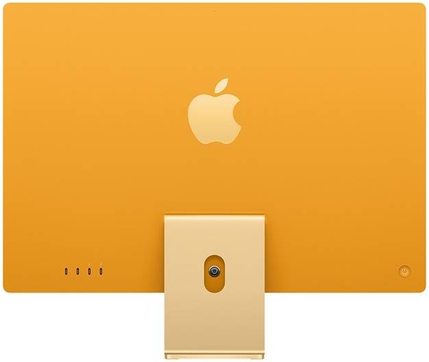 Apple iMac (2021) Desktop Computer, 24'' Retina 4.5K Display, Apple M1 Chip 8C CPU, 8C GPU, 16C Neural Engine, 8GB RAM, 512GB SSD, Gigabit Ethernet, Magic Keyboard English & Mouse, Orange | Z132001VG
