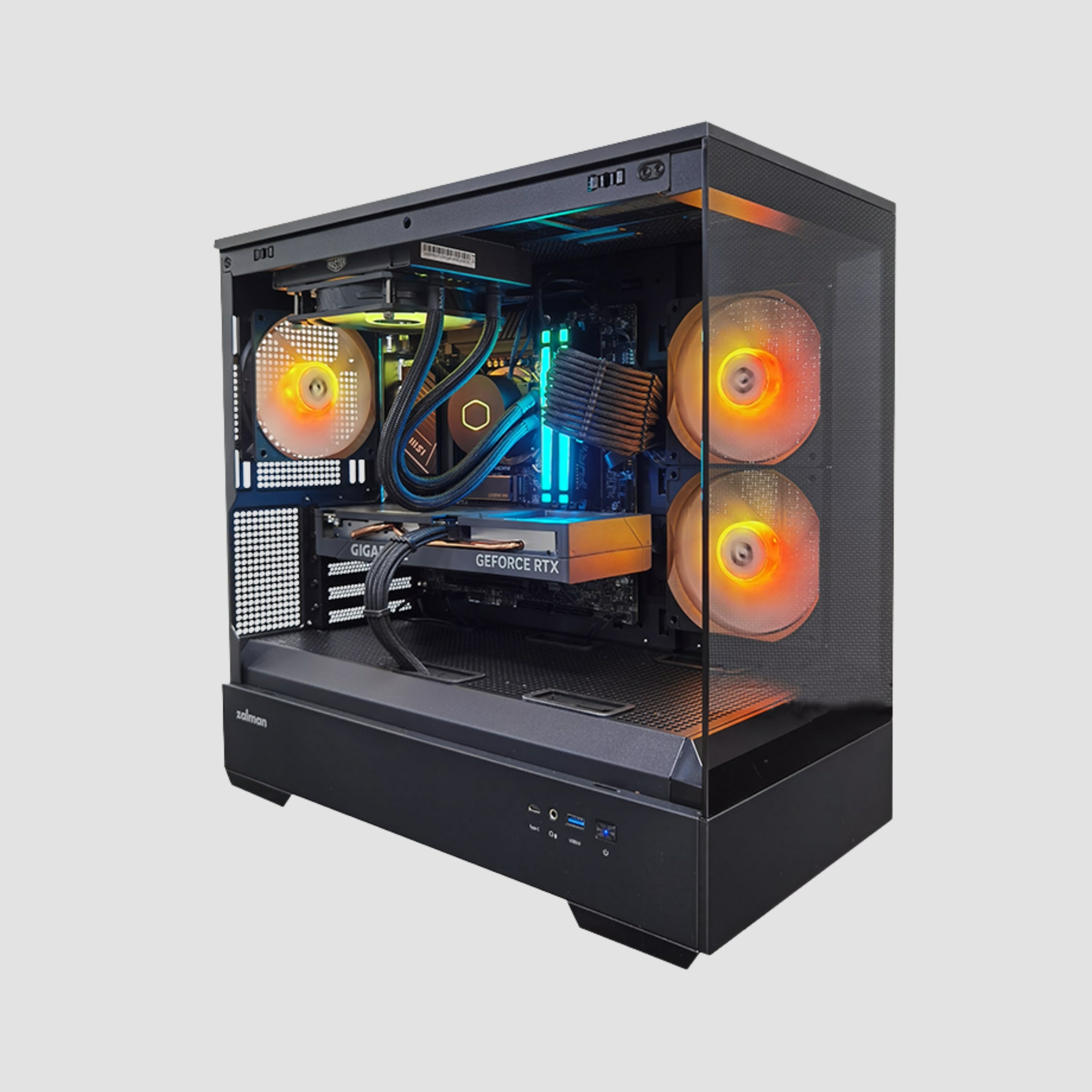 Gaming PC 2.0 RGB - i5 14600KF up to 5.30 GHz, GeForce RTX 4060, 16GB ddr5 ram,1TB NVME ssd , 750W 80 Plus PSU, win 11 pro