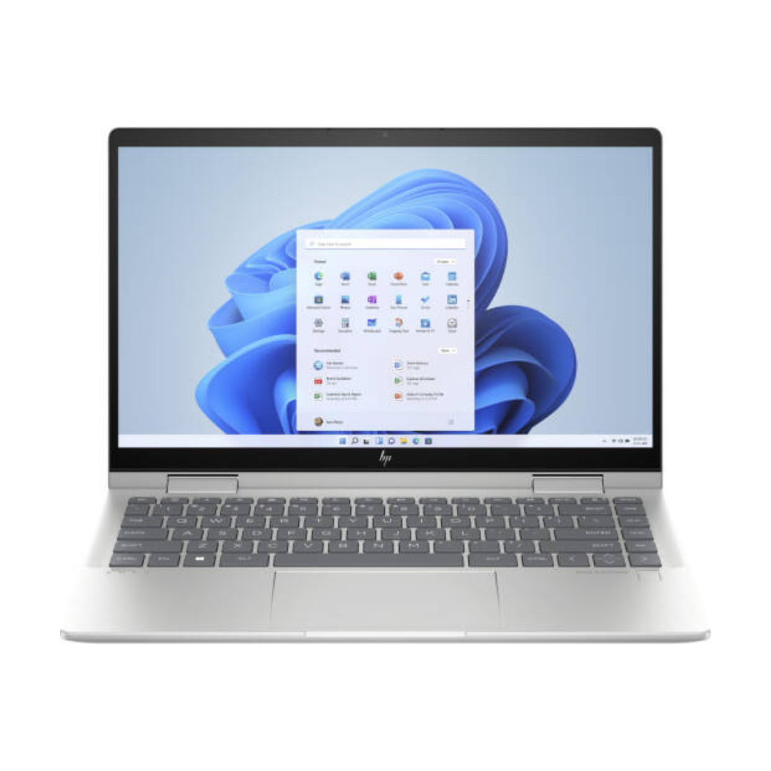 HP 14-es1013dx Envy X360 2-in-1 Laptop, 14" FHD IPS Touch Display, Intel Core 5 120U, 8GB RAM, 512GB SSD, Intel Graphics, English Keyboard, Windows 11 Home, Silver