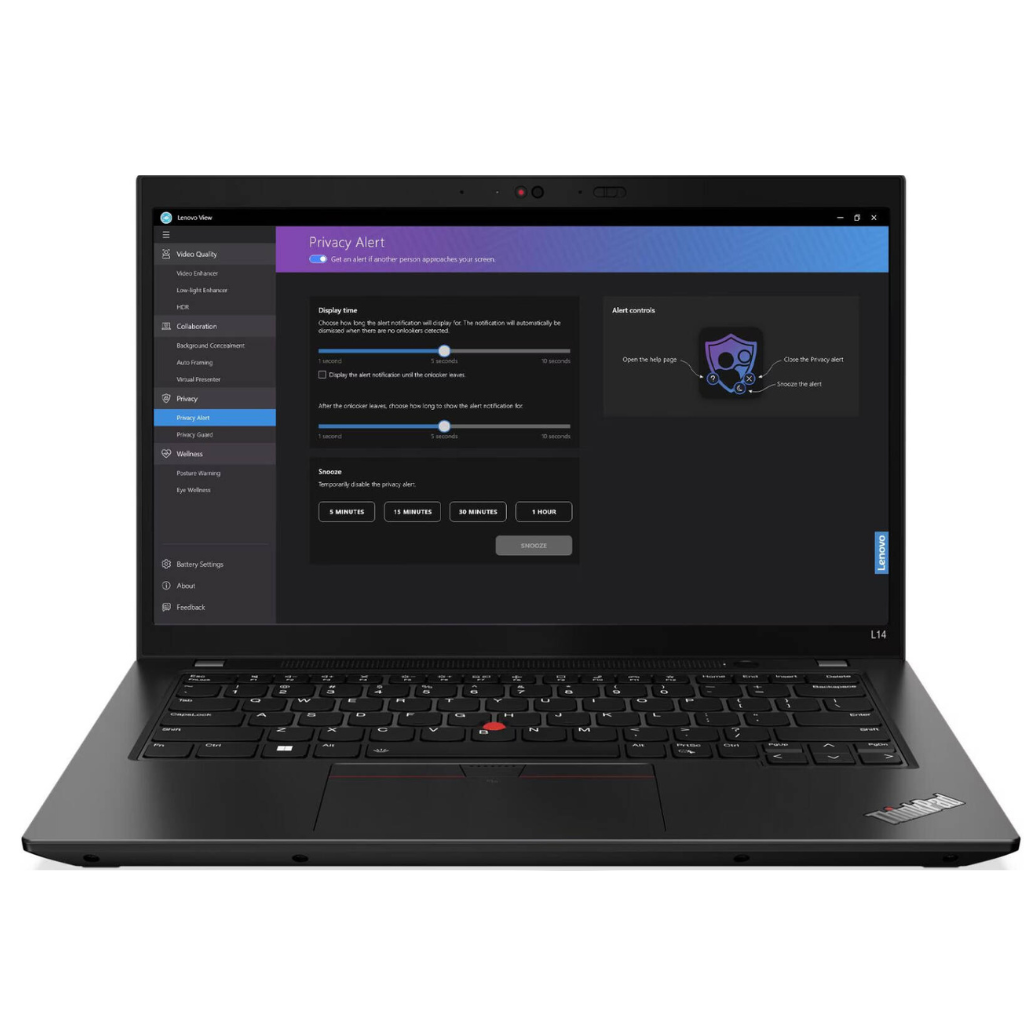 Lenovo ThinkPad E14 Gen 5 Laptop 14" WUXGA Display, Intel Core Ultra 5-125U, 8GB RAM, 512GB SSD, Intel Graphics, FreeWindows 11 Pro, Business Laptop