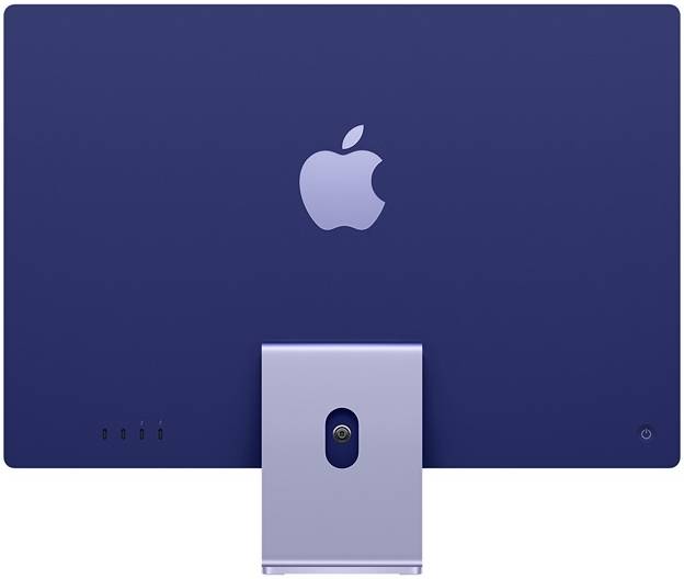 Apple iMac (2021) Desktop Computer, 24'' Retina 4.5K Display, Apple M1 Chip 8C CPU, 8C GPU, 16C Neural Engine, 8GB RAM, 512GB SSD, Gigabit Ethernet, Magic Keyboard English & Mouse, Purple | Z130002B9