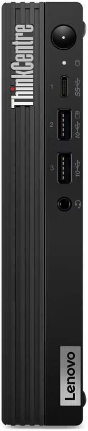 Lenovo ThinkCentre M70q Gen 4 Desktop Computer, Intel Core i5-13400T, 8GB RAM, 512GB SSD, Intel UHD Graphics 730, ENG-ARAB Keyboard with Mouse, Wi-Fi & BT Connectivity, FreeDOS, Black | 12E3003EGR