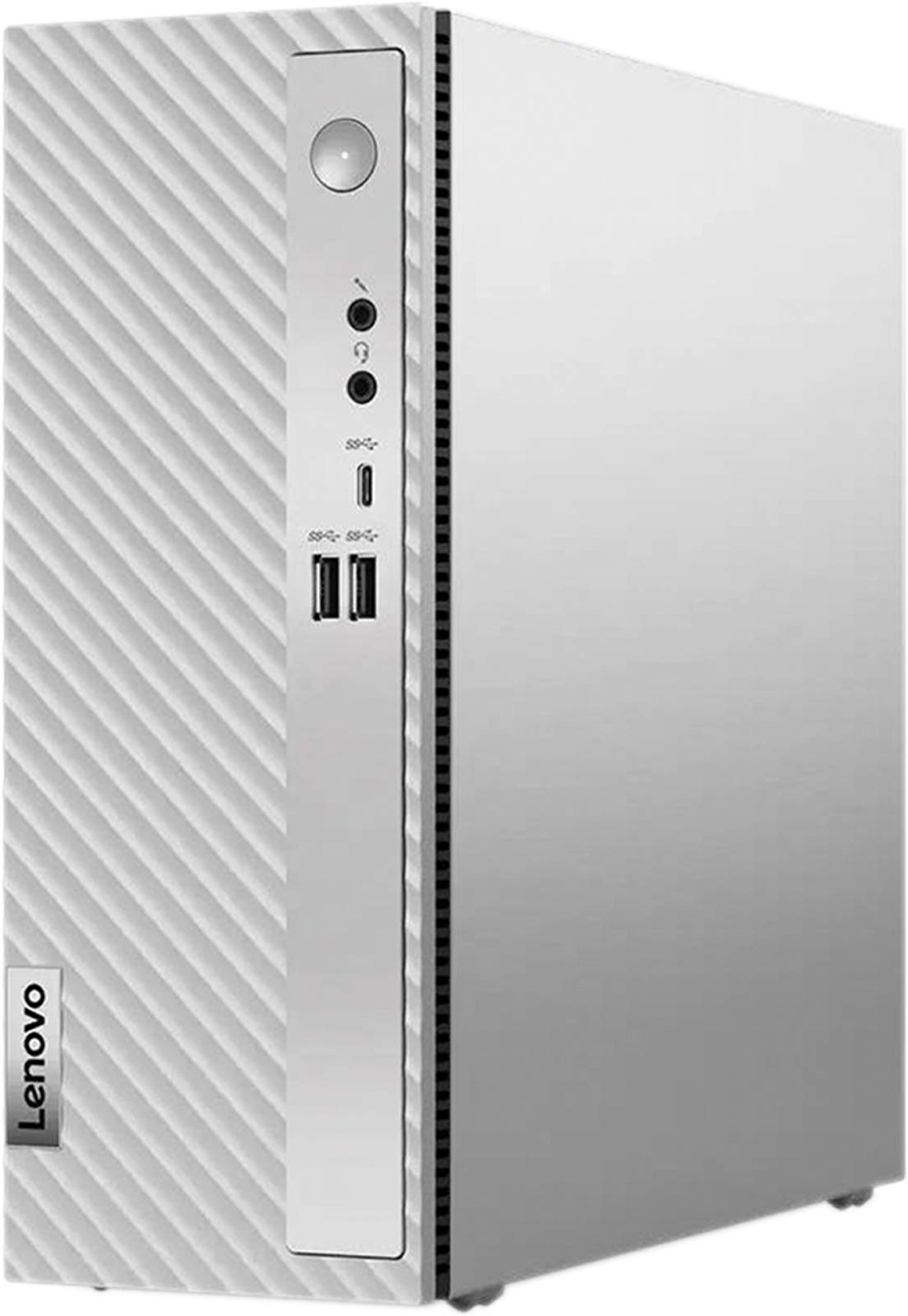 Lenovo IdeaCentre 3 07IAB7 PC, Intel Core i3-12100, 4C, 8GB RAM, 1TB HDD, Integrated Intel UHD Graphics 730, 22'' FHD IPS Monitor, USB KB Eng(UK) & Mouse, Win 11 Pro, Gray