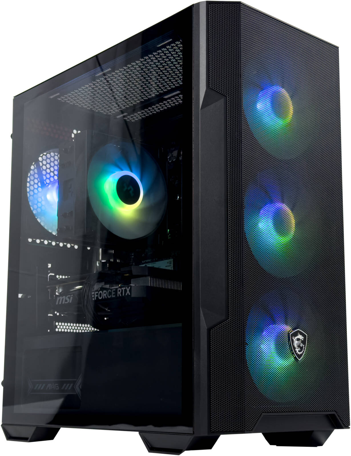 MATREXX Gaming PC - Intel Core i7 14700K 20 Cores 28 Threads, Nvidia RTX 4060 Ti 8GB, 32GB DDR5 RAM 6400MHz, 1TB SSD Gen 4, 750W 80 PLUS PSU, 23.8 Inch 144Hz Monitor, MageGee 3in1 Combo