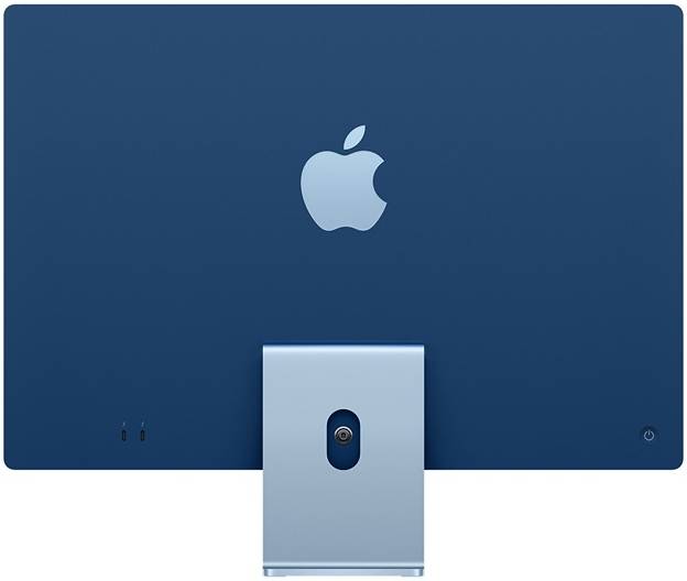 Apple iMac 24" Desktop Computer, M1 Chip  with 8 Core CPU and 7 Core GPU, 8GB Unified Memory, 256GB SSD, Touch ID, English Keyboard and Mouse, Blue | MJV93B/A