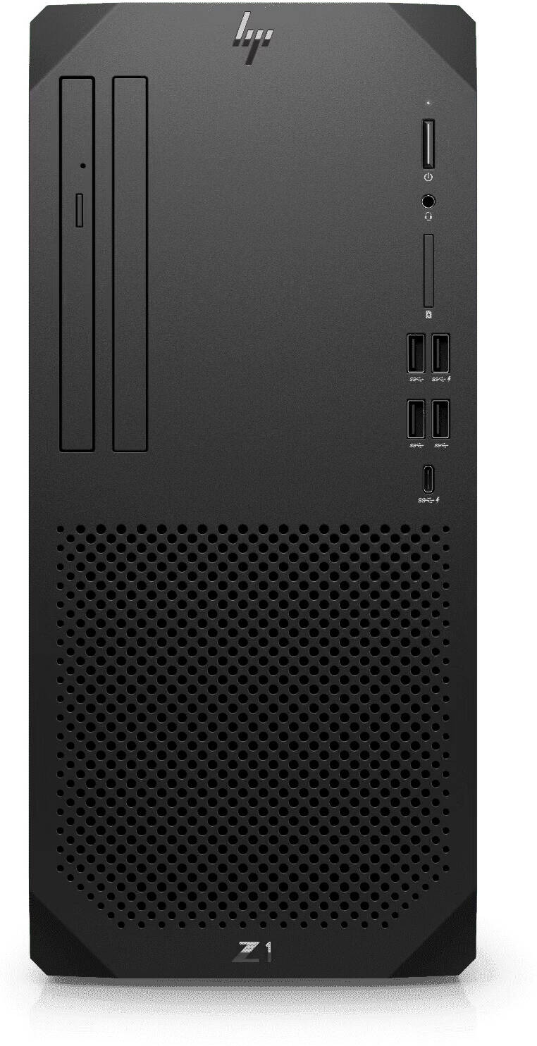 HP Z1 G9 Tower Desktop Computer, Intel Core i7-13700 Processor, 8GB DDR5 RAM, 1TB SATA 3.5" Storage, Intel UHD Graphics 770, FreeDOS, Black | 7F0E3AV