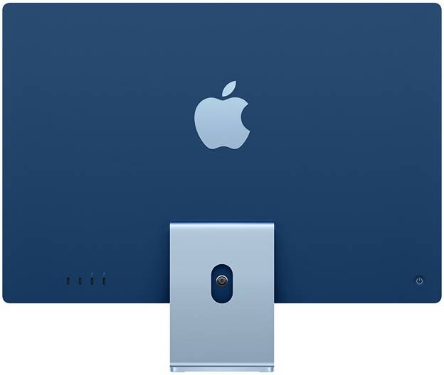 Apple iMac 2021 AIO Desktop Computer, 24" 4.5K Retina Display, Apple M1, 8-Core CPU, 8-Core GPU, 8GB RAM, 256 SSD, 2x TB Ports, English-Arabic Magic Keyboard & Mouse, Blue | MGPK3 AB/A