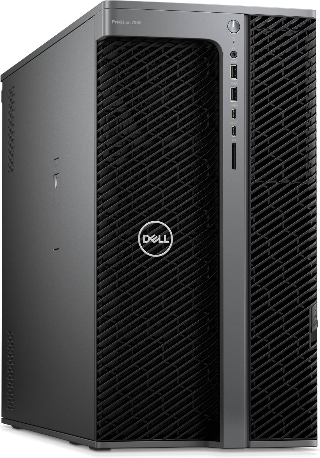 Dell Precision 7960 Tower Workstation Desktop Computer, Intel Xeon W9-3575X, 128GB RAM, 2TB + 2TB SSD & 8TB HDD, Dual NVIDIA RTX 5880 Ada 48GB GPU, ENG Keyboard & Mouse, Ubuntu Linux, Black | 7960