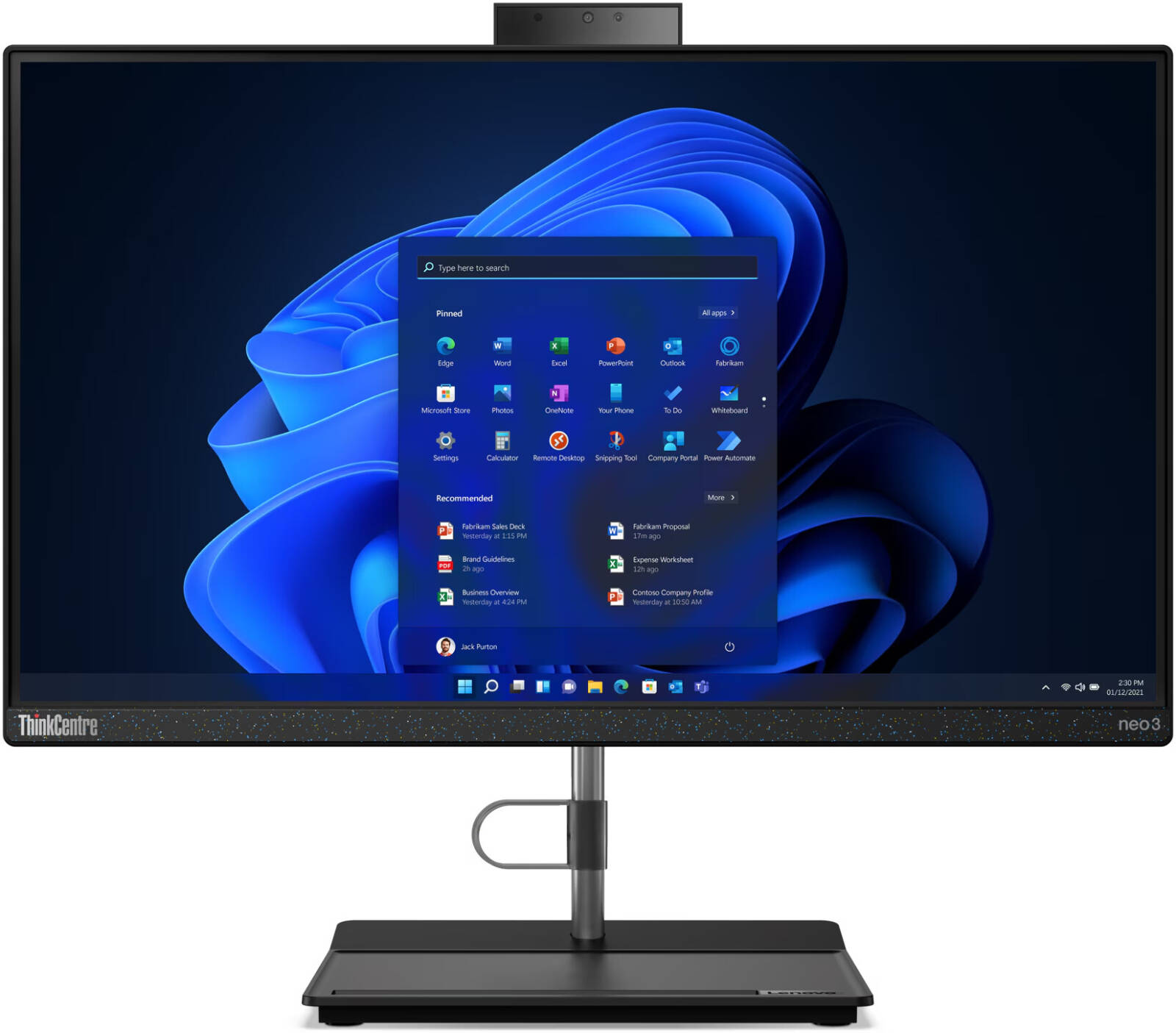 Lenovo ThinkCentre Neo 30a 22 Gen 4 AIO PC, 21.5" FHD IPS Display, Intel Core i5-13420H, 8GB RAM, 512GB SSD, Intel UHD Graphics, USB Calliope ENG K/B & Mouse, FreeDos, Raven Black | 12K3000XGP