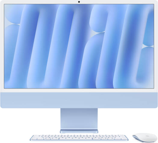 Apple iMac (2024) AIO Desktop Computer, 24" 4.5K Retina Nano-Textured Display, Apple M4 Chip with 10-Core CPU, 10-Core GPU, 16-Core Neural Engine, 32GB RAM, 2TB SSD, English K/B, Silver | Z1K1000KQ