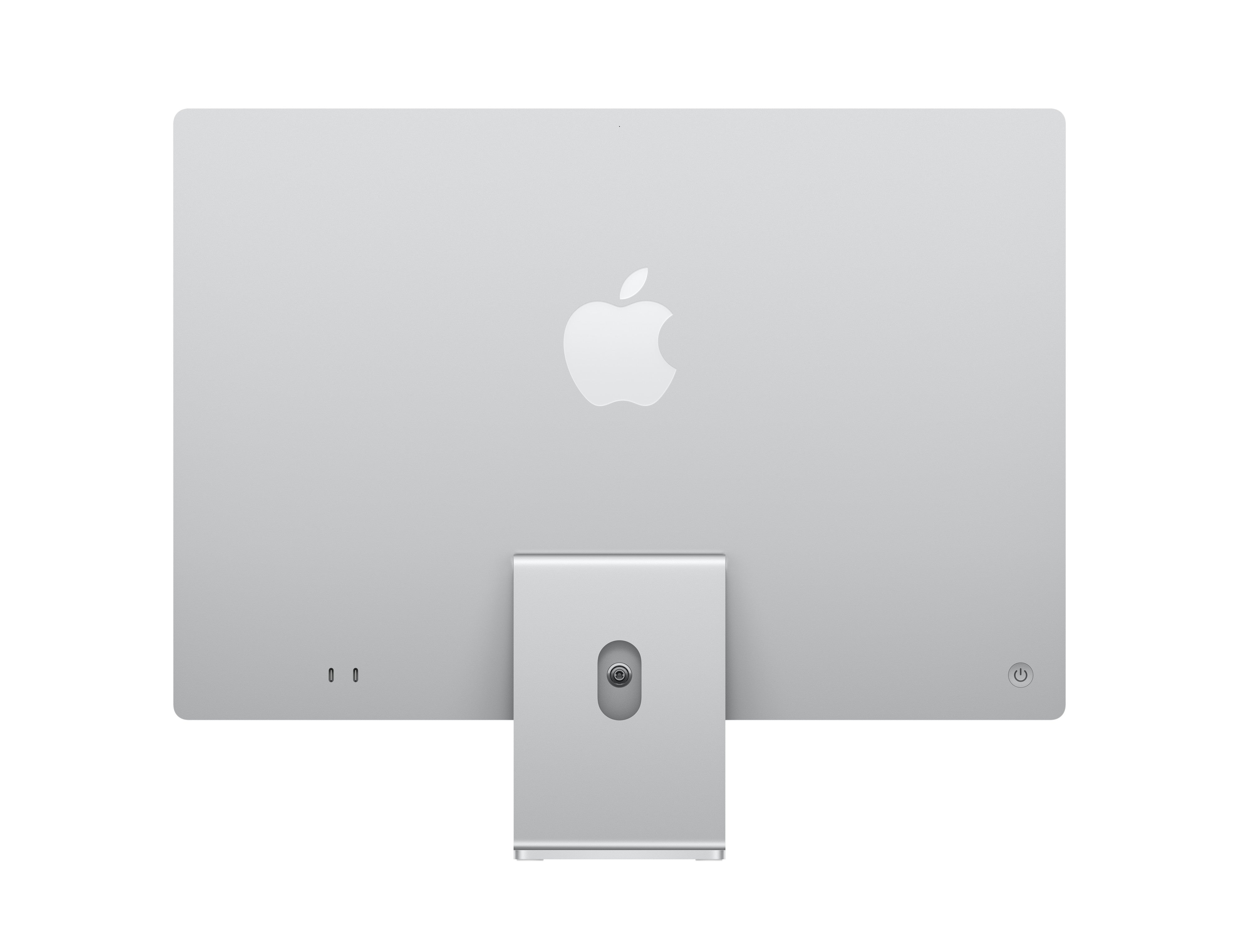Apple iMac (2024) AIO Desktop Computer, 24" 4.5K Retina Nano-Textured Display, Apple M4 Chip with 10-Core CPU, 10-Core GPU, 16-Core Neural Engine, 16GB RAM, 256GB SSD, English K/B, Silver | MD3H4 B/A