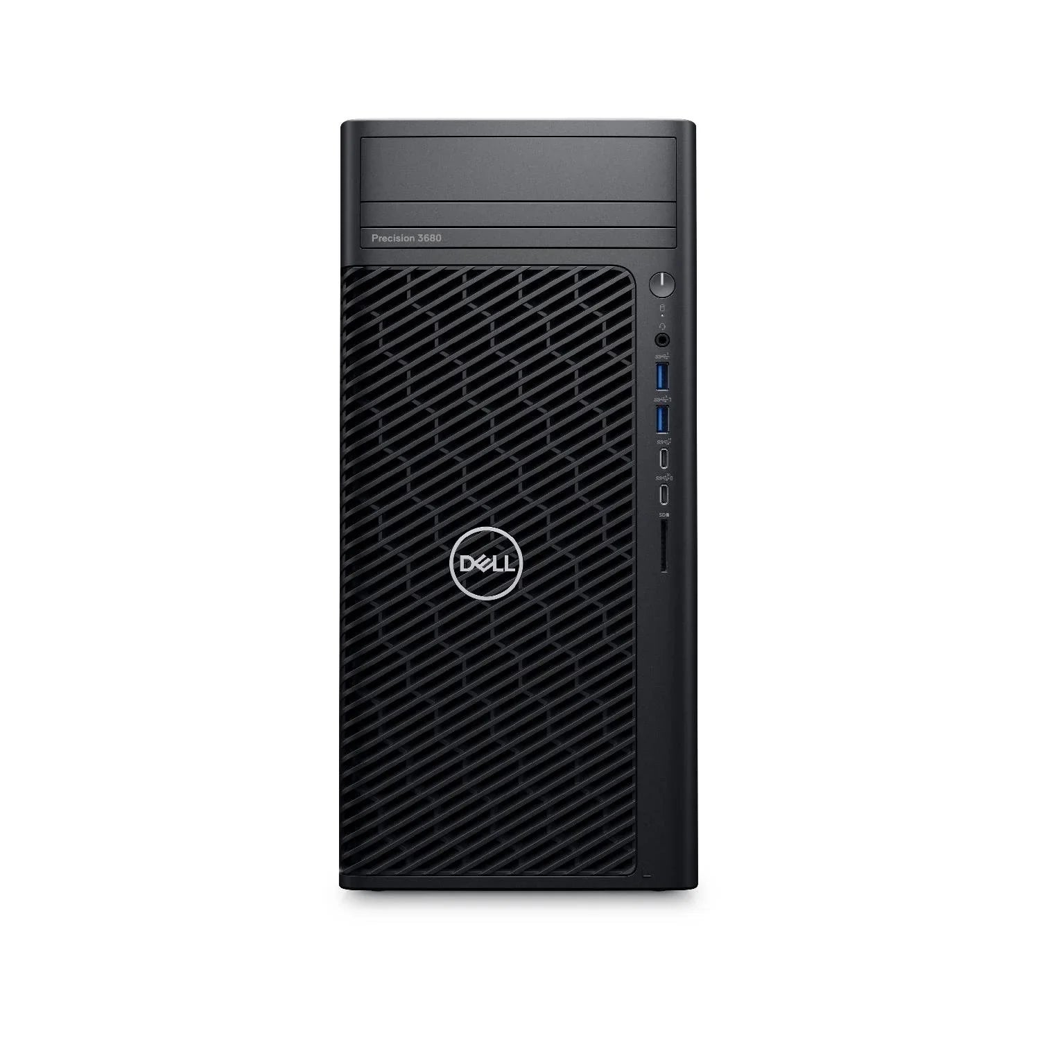 Dell Precision 3680 Tower Workstation, Intel Core i7-14700K, 16GB RAM, 1TB SSD, Intel UHD Graphics 770, English-Arabic Keyboard & Mouse, Windows 11 Home, Black | Precision-3680