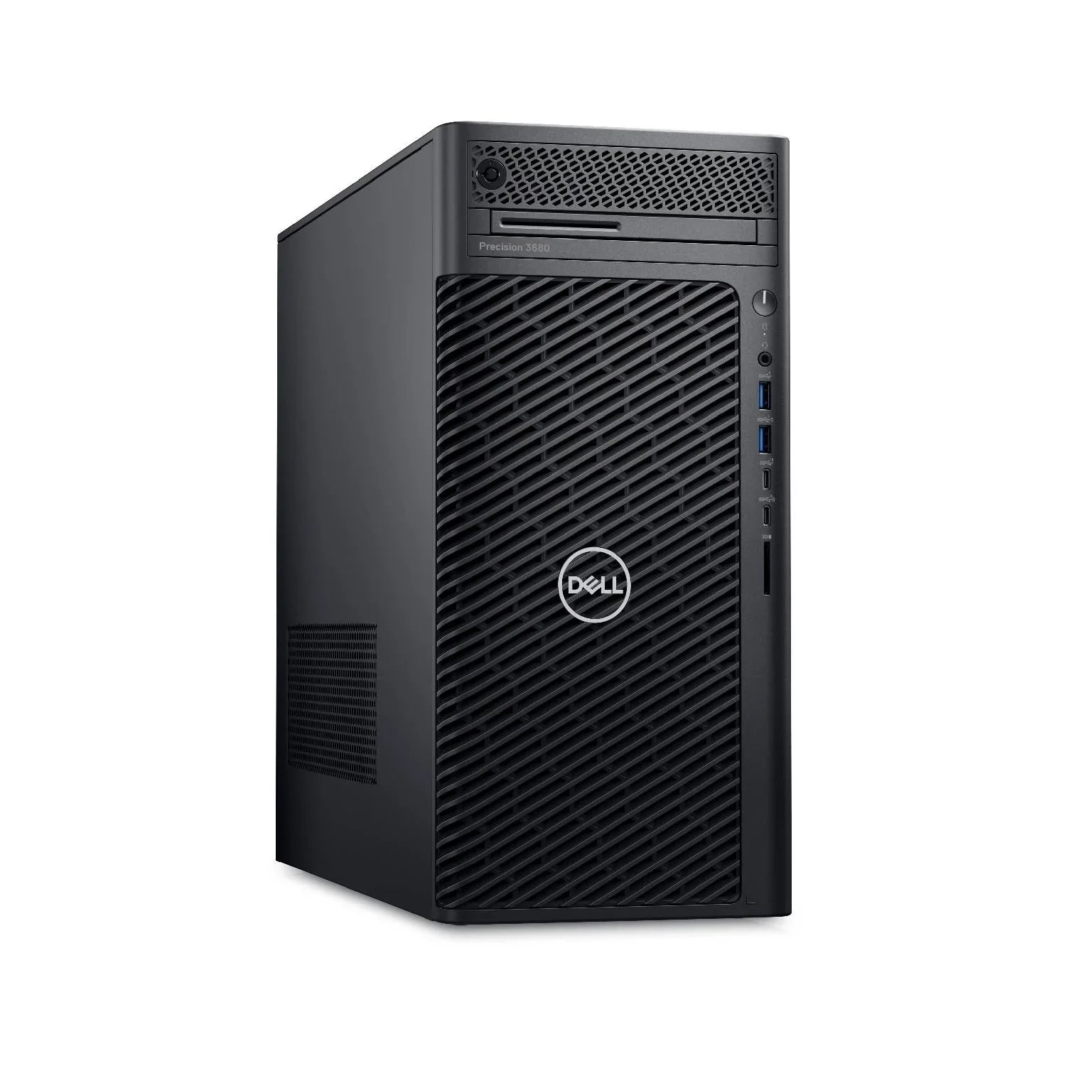 Dell Precision 3680 Tower Workstation, Intel Core i7-14700K, 16GB RAM, 1TB SSD, Intel UHD Graphics 770, English-Arabic Keyboard & Mouse, Windows 11 Home, Black | Precision-3680