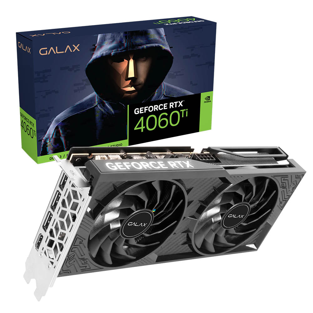 Galax D66R Black GF RTX4060 Ti 1-Click OC PCI-E 8GB | GDDR6 128BIT