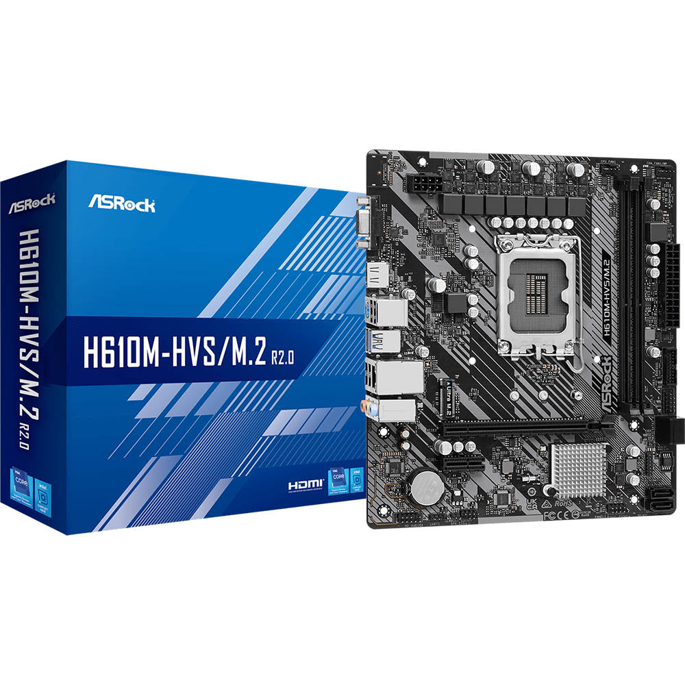 ASROCK H610M-HVS/ M.2 R2.0 D4 mATX