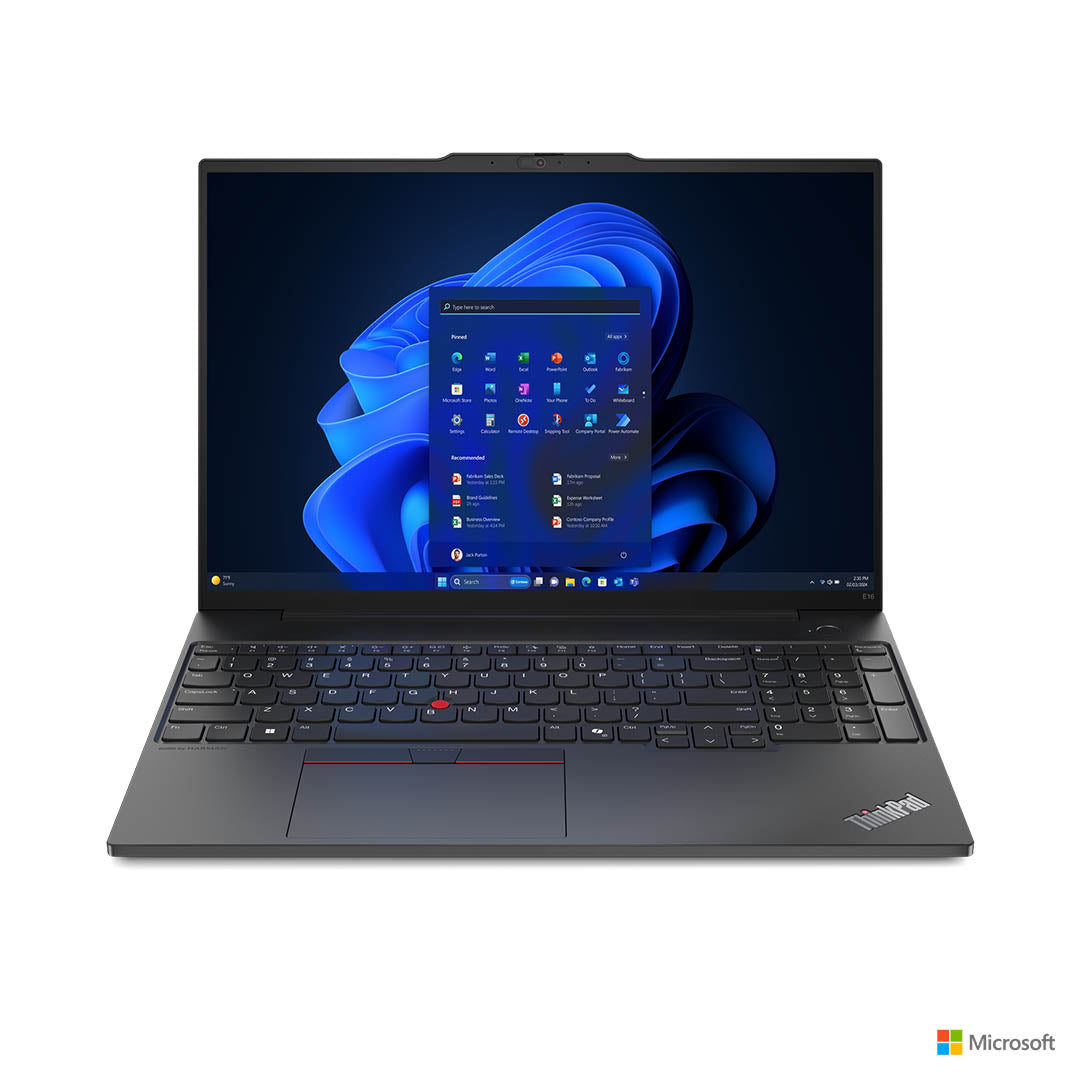 Lenovo ThinkPad E16 Laptop - Intel Core Ultra 7-155H, 16GB RAM, 512GB SSD, 16