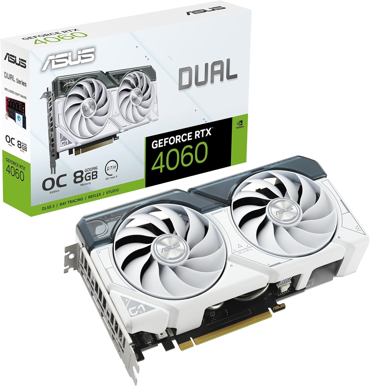 ASUS Dual GeForce RTX™ 4060 OC Edition 8GB GDDR6 Graphics Card