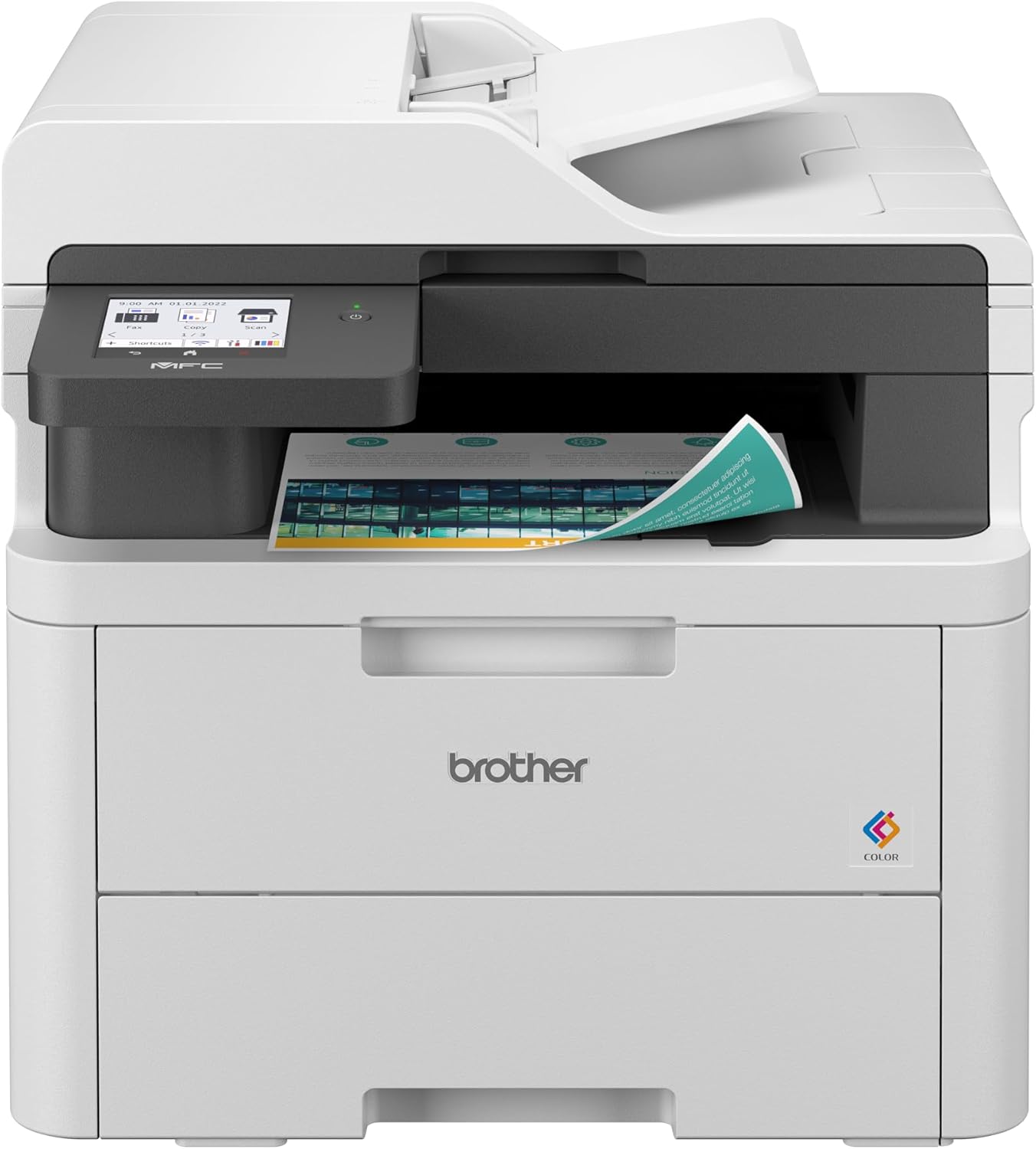 Brother Wireless All-in-One Printer, MFC-L3720CDW – Advanced LED Color Laser Print