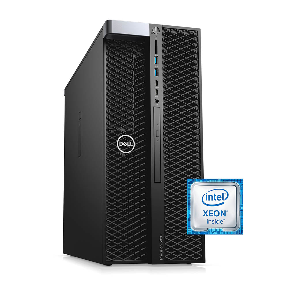 Dell Precision T5820 - Intel Xeon W-2245, 32GB RAM, 256GB NVMe & 1TB SATA, 8GB AMD W5700, Windows 10 Pro