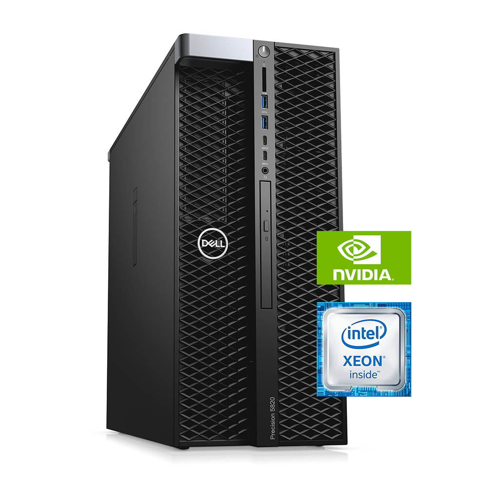 Dell Precision T5820 - Intel Xeon W-2223, 32GB RAM, 512GB NVMe SSD, Nvidia Quadro T1000 4GB, Windows 10 Pro