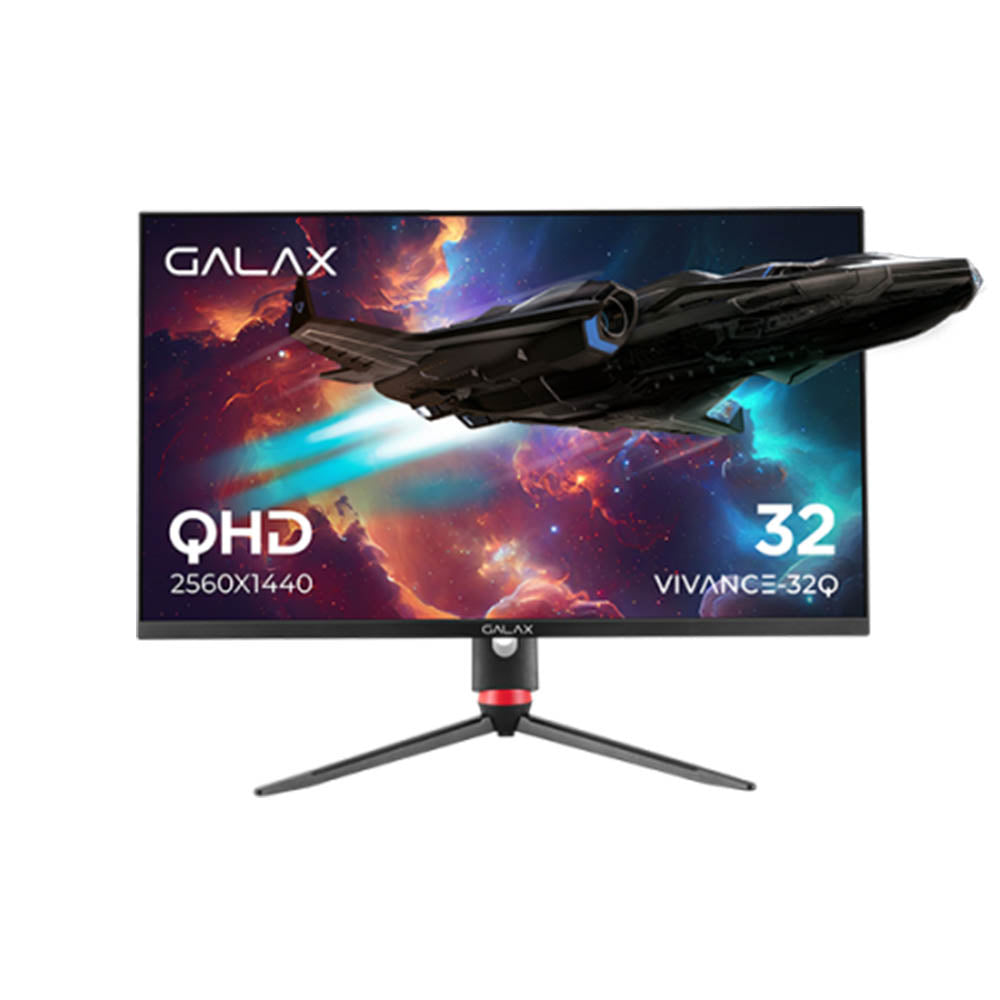 Galax Vivance-32Q Gaming Monitor, 32" QHD IPS Display, 165Hz Refresh Rate, 1ms (MPRT) Response Time