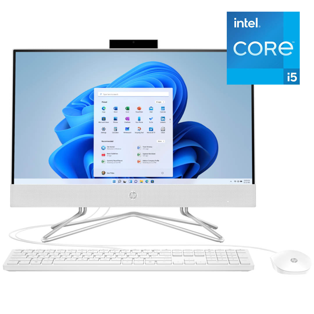 HP 200 G4 All-in-One PC 21.5" - Intel i3/i5, 4GB/8GB RAM, 1TB HDD, Integrated UHD Graphics, DOS