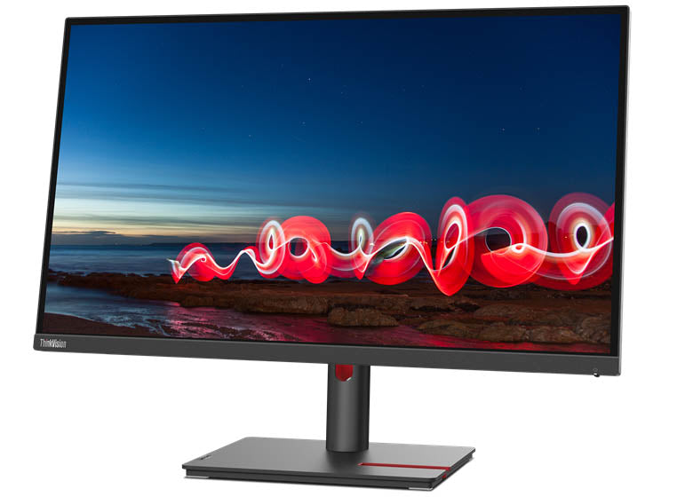 Lenovo ThinkVision T27i-30 (27-Inch) FHD IPS Monitor - 75Hz, 4ms Response Time, Eye Comfort Certified, Ergonomic Stand, Black