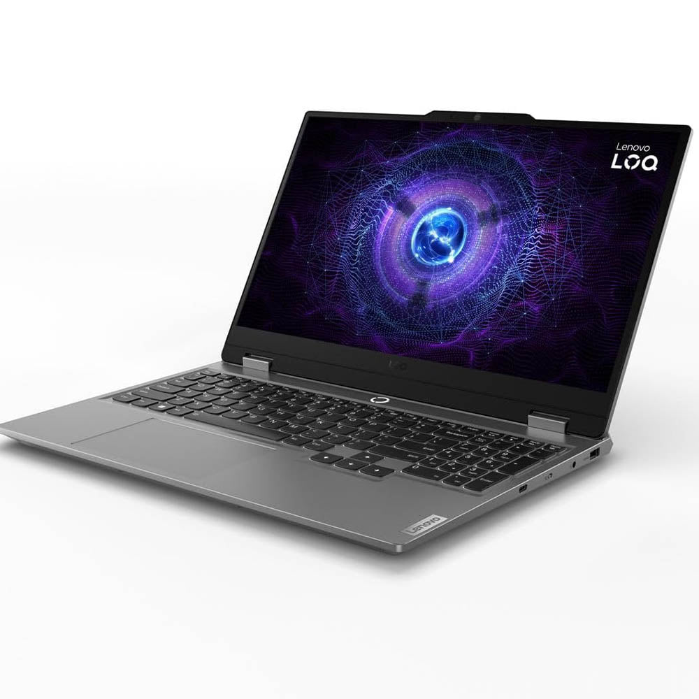 Lenovo LOQ 15IAX9 Gaming Laptop | 15.6" FHD 144Hz Display | Intel i5-12450HX | 24GB RAM | 512GB SSD | RTX 4050 6GB | Backlit English-Arabic Keyboard | Windows 11 | Luna Grey