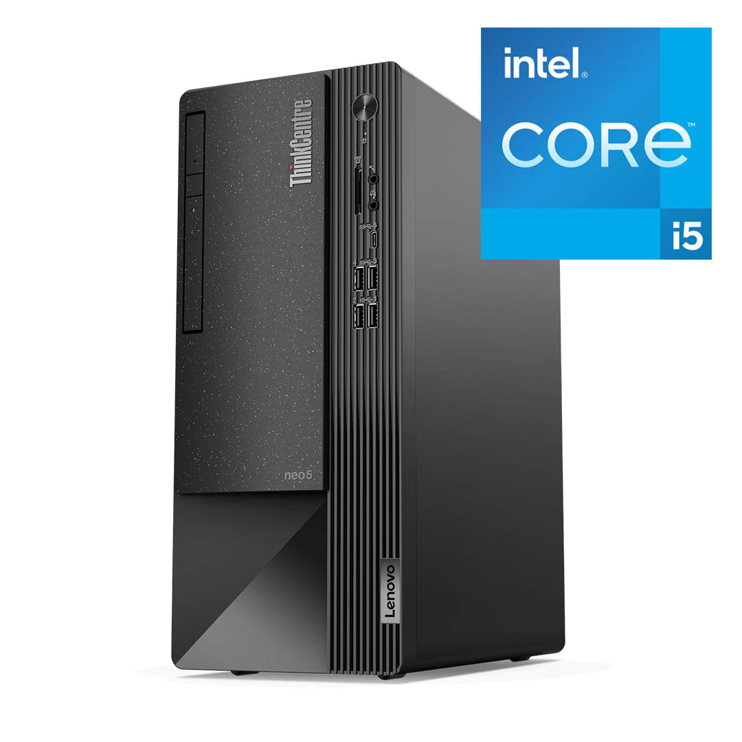 Lenovo Tower Neo 50t G3 Desktop - Intel Core i3/i5/i7, 4GB DDR4 RAM, 1TB HDD, Integrated Graphics, No OS, 1-Year Warranty