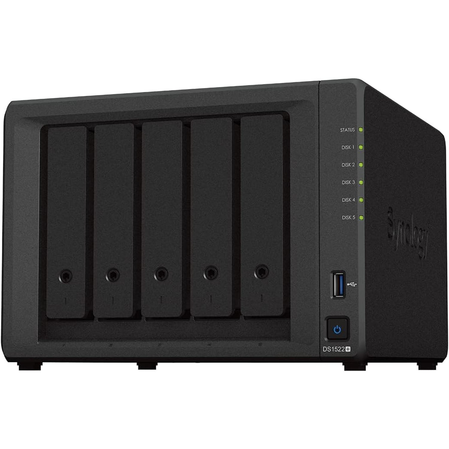 Synology 5-bay DiskStation DS1522+ Network Attached Storage