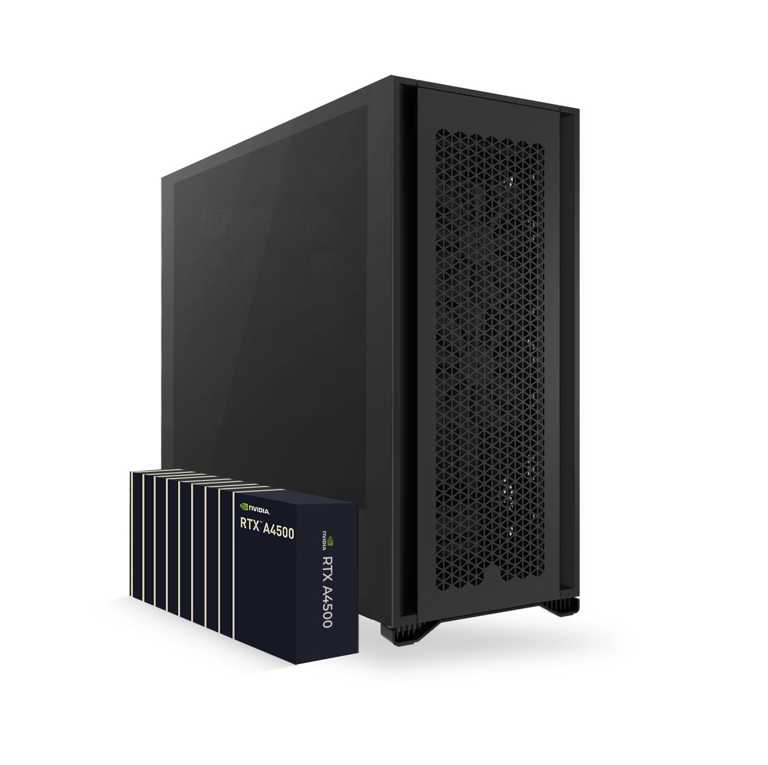 First Wave MindForge Workstation PC – Machine Learning Edition – AMD Ryzen 9 9900X 12-Core, RTX 24GB GDDR6 Graphics, DDR5 RAM, 2TB SSD(1TB NVMe SSD+1TB SATA), WiFi, Win 11 Pro, 2Y Wty